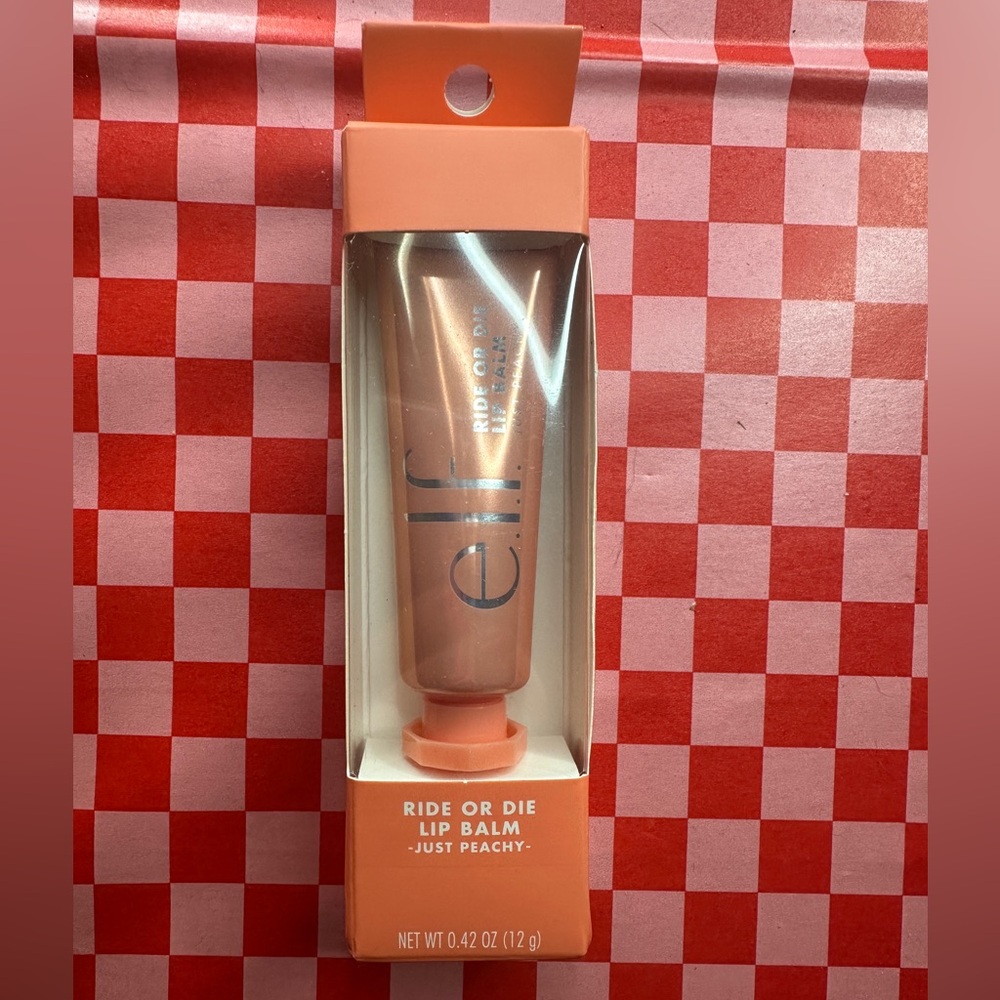 ELF Ride or Die Lip Balm - Just Peachy NIB